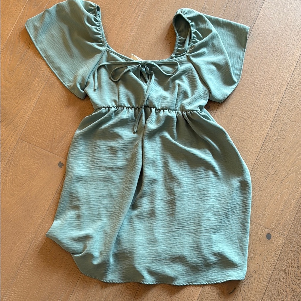 Altar'd State Green Mini Dress
